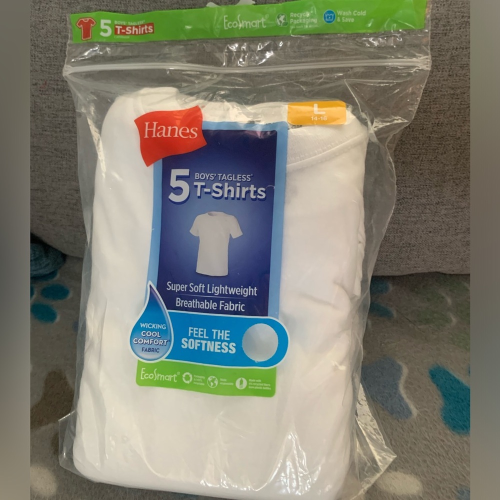 Hanes Boys Tagless T-Shirts
